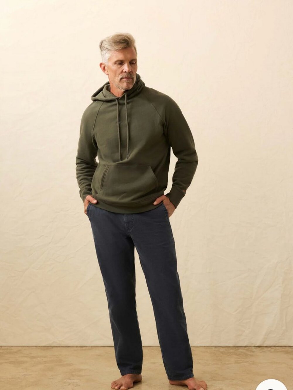 Faherty standard fleece hoodie NWT